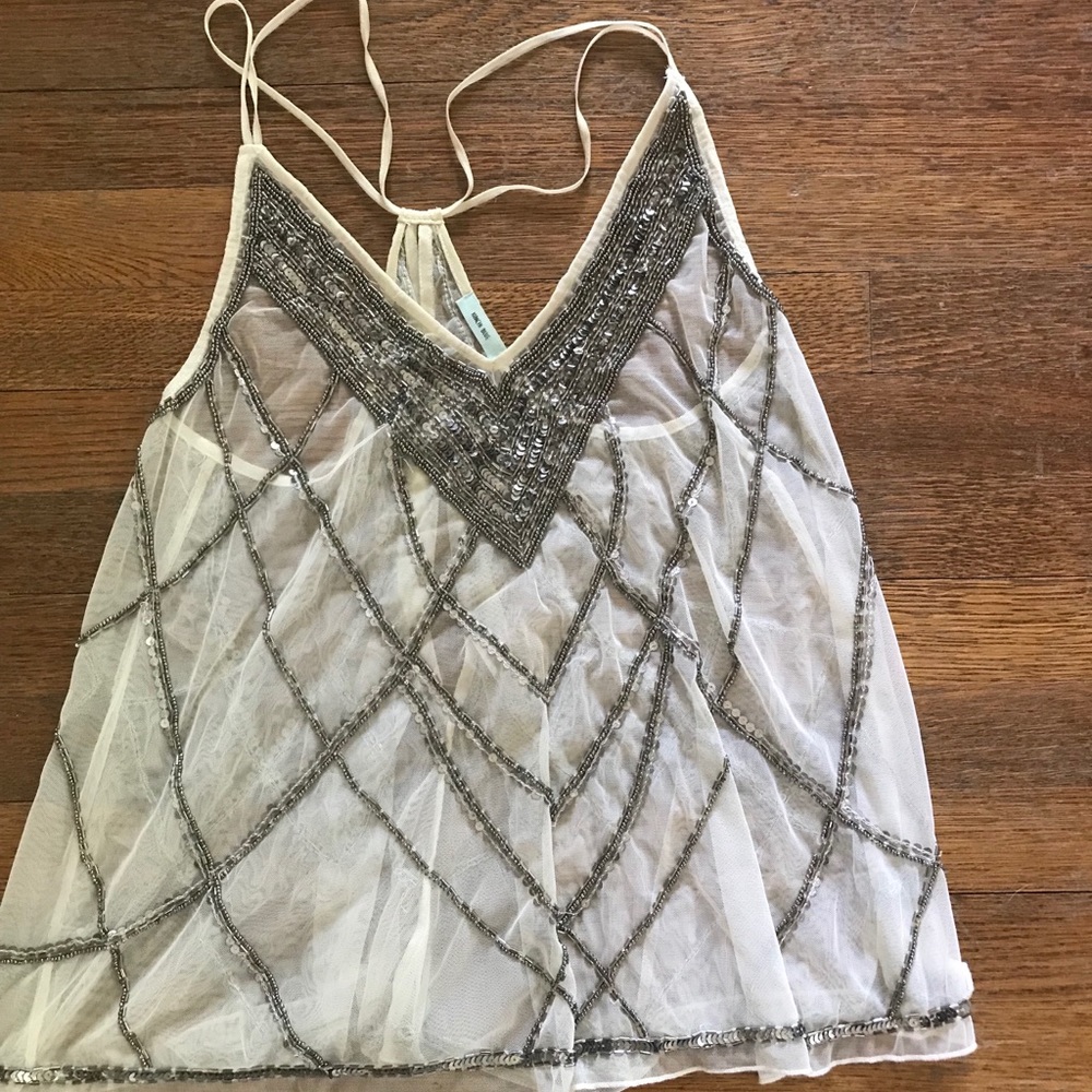 Kimchi & Blue Embellished Tank